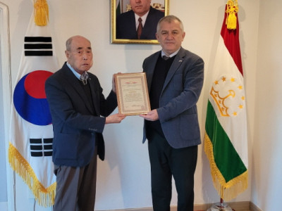 타지키스탄 감사장1